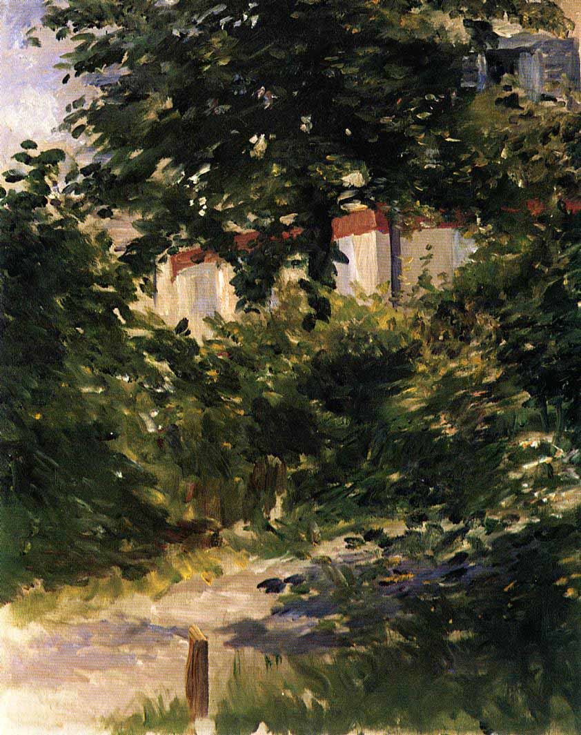 Edouard Manet Gartenweg in Rueil